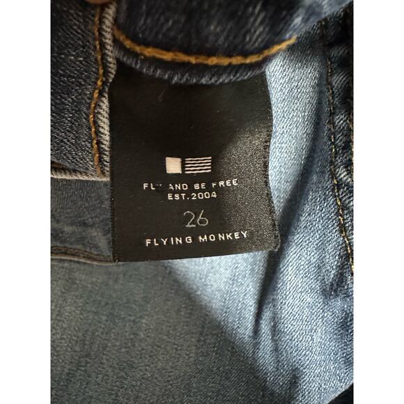 Flying Monkey Skinny Jeans Women's Size 26 style y1706 made in USA - Picture 7 of 8